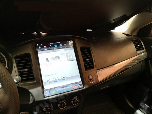 Штатная магнитола в стиле тесла Mitsubishi Lancer X 2007-2017 г.в. Митсубиси Лансер Х Android, GPS, Черный, Автомагнитола, Mitsubishi, Lancer, Новое, На штатные места, LANCER Sedan (CY/Z_A) 2007-