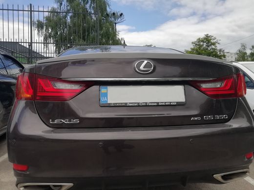 Спойлер багажника ( лип спойлер, сабля, утиный хвостик) Lexus GS 350 2012-2017 г.в.