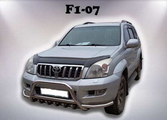 Защита переднего бампера кенгурятник с усами Toyota Prado 120 2002-2009 г.в.