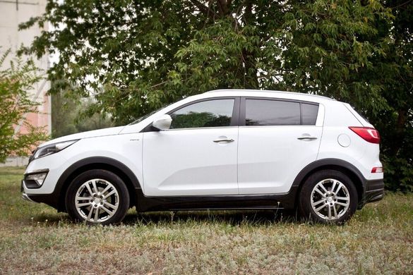 Накладки на боковые пороги KIA Sportage 2010-2014 г.в. Киа Спортейдж