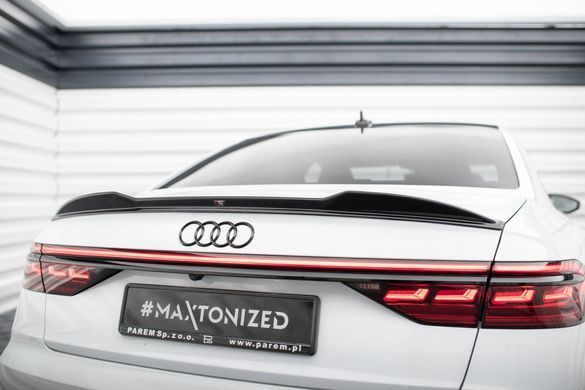 Спойлер кришки багажника для Audi A8 D5 2018 р.в., Черный
