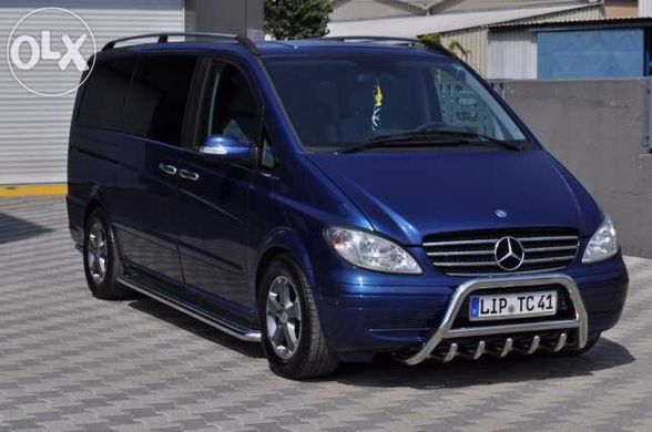 Защита переднего бампера (кенгурятник, бугель, дуга) Mercedes Vito 639