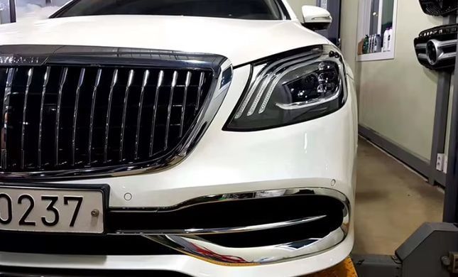 Передние тюнинг лед фары Mercedes S-класс W222 2013-2020 г.в. Мерседес 222, Mercedes, Альтернативная оптика, S-Class, Новое, На штатные места, S-KLASSE (W222) 2013-