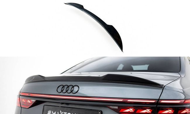 Спойлер кришки багажника для Audi A8 D5 2018 р.в., Черный