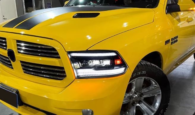 Передние лед фары Dodge RAM 1500 2500 3500, Dodge, Альтернативная оптика, Ram