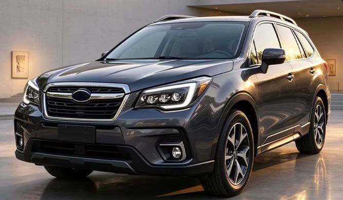 Передние тюнинг фары для Subaru Forester 2013-2017 г.в. Субару Форестер, Черный, Оптика, Subaru, Альтернативная оптика, Forester, Новое, На штатные места, FORESTER (SJ) 2012-