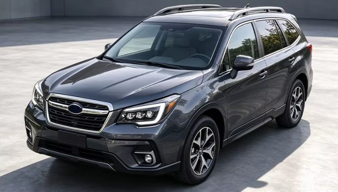 Передние тюнинг фары для Subaru Forester 2013-2017 г.в. Субару Форестер, Черный, Оптика, Subaru, Альтернативная оптика, Forester, Новое, На штатные места, FORESTER (SJ) 2012-