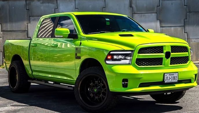 Передние лед фары Dodge RAM 1500 2500 3500, Dodge, Альтернативная оптика, Ram