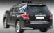 Защита заднего бампера двойные уголки Toyota Highlander 2010-2013 г.в.