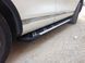 Боковые пороги площадка Kia Sportage 2016+ г.в. Sunrise