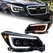Передние тюнинг фары для Subaru Forester 2013-2017 г.в. Субару Форестер, Черный, Оптика, Subaru, Альтернативная оптика, Forester, Новое, На штатные места, FORESTER (SJ) 2012-
