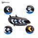 Передні тюнинг лед фари для BMW X6 2007-2014 р.в. БМВ Х6, BMW, Альтернативная оптика, X6, Новое, На штатные места, X6 (E71, E72) 2008-
