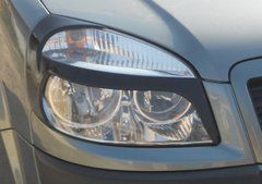 Реснички на фары Fiat Doblo 2005+ г.в. Фиат Добло