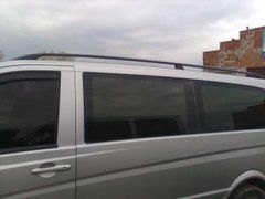 Продольные рейлинги с пластиковой ножкой Mercedes Vito 639