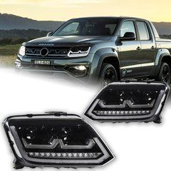 Передние тюнинг лед фары Volkswagen Amarok 2010-2020 г.в. Амарок, Volkswagen, Альтернативная оптика, Amarok, Новое, На штатные места, AMAROK 2010-