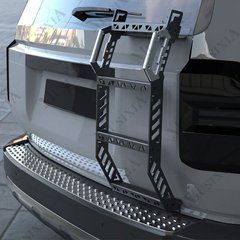 Сходи на кришку багажника Toyota LC250 Prado 2024+ р.в. Прадо 250, Черный, Toyota, Не требуется, Сталь, Prado, Новое, На штатные места