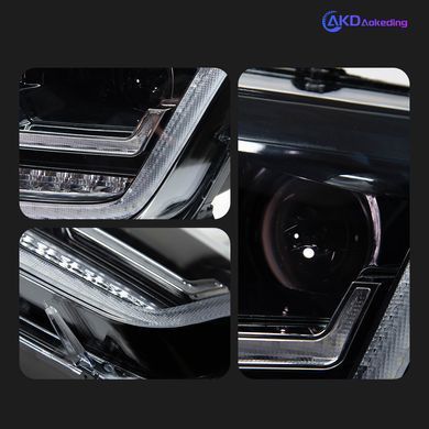 Передние тюнинг лед фары Volkswagen Amarok 2010-2020 г.в. Амарок, Volkswagen, Альтернативная оптика, Amarok, Новое, На штатные места, AMAROK 2010-