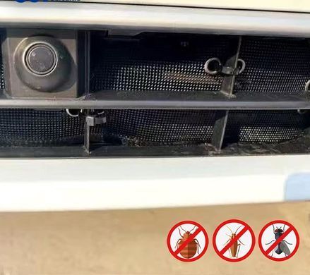 Защитная сетка переднего бампера для Nissan Patrol Y62 2020-2024 г.в. Нисан Патрол, Черный