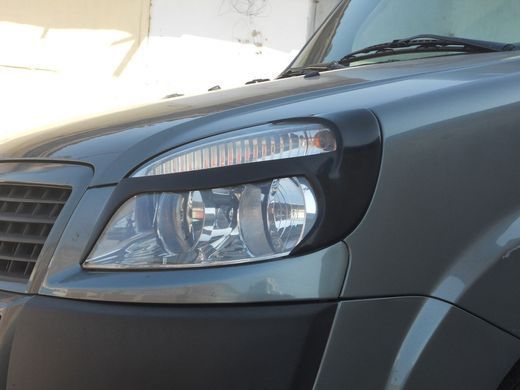 Реснички на фары Fiat Doblo 2005+ г.в. Фиат Добло