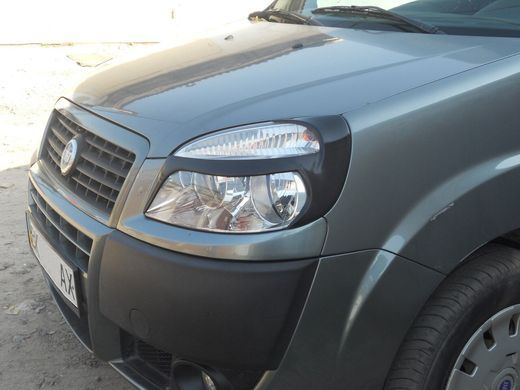 Реснички на фары Fiat Doblo 2005+ г.в. Фиат Добло