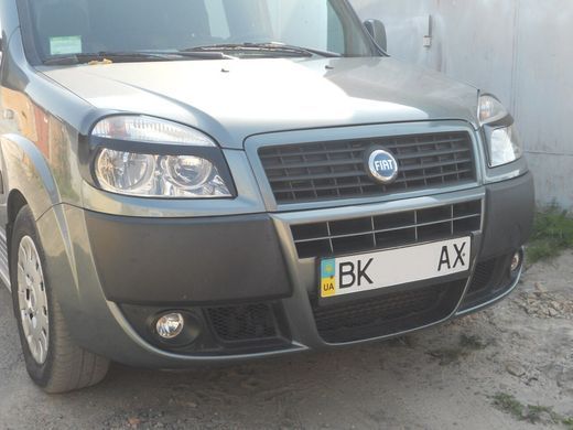 Реснички на фары Fiat Doblo 2005+ г.в. Фиат Добло