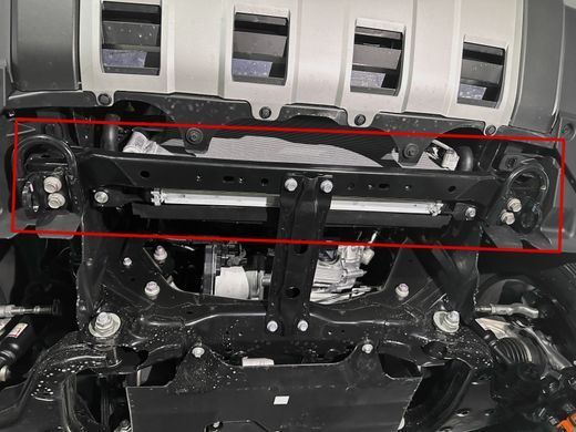 Захист переднього бампера для Toyota Prado LC250 2024 р.в. Тойота Прадо 250, Черный, Toyota, Защита переднего бампера, Не требуется, Сталь, Prado, Новое, На штатные места