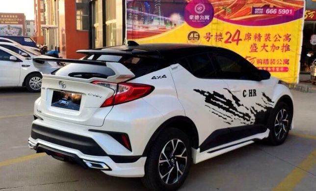 Спойлер багажника высокий Toyota C-HR 2016+ г.в. в стиле Mugen