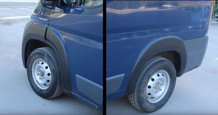 Розширювачі колісних арок (накладки на арки) Fiat Ducato 2006-2014 р.в.