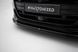 Накладка на передній бампер спліттер для Audi A8 D5 2018-2021 р.в. S8\S-line дорестайлінг, Черный