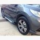 Боковые пороги площадка Kia Sportage 2016+ г.в. Line