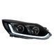 Передние тюнинг лед фары Ford Focus 3 дорестайлинг 2011-2014 г.в. Форд Фокус, Ford, Альтернативная оптика, Focus, Новое, На штатные места, FOCUS III 2011-