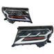 Передние тюнинг фары для Toyota LC 200 Land Cruiser 2007-2015 г.в. стиль Lexus GX, Оптика, Toyota, Альтернативная оптика, Land Cruiser, Новое, На штатные места, LAND CRUISER (VDJ20_, UZJ20_) 2007-