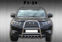 Защита переднего бампера кенгурятник Toyota Highlander 2010-2013 г.в.