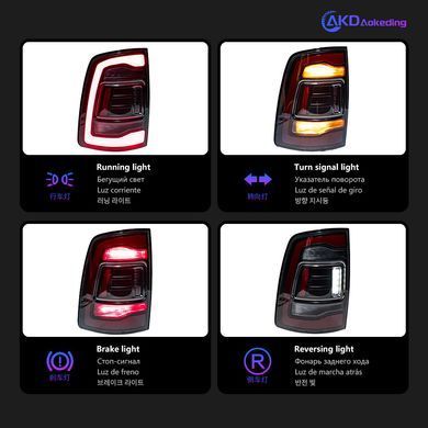 Задние лед фонари Dodge RAM 2009-2018 г.в. Додж РАМ, Dodge, Альтернативная оптика, Ram