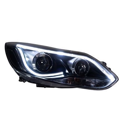 Передние тюнинг лед фары Ford Focus 3 дорестайлинг 2011-2014 г.в. Форд Фокус, Ford, Альтернативная оптика, Focus, Новое, На штатные места, FOCUS III 2011-
