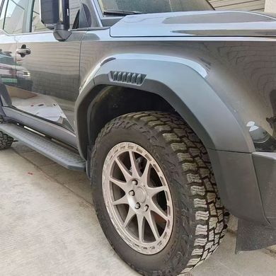 Расширители арок для Toyota Prado LC250 2024+ г.в. Тойота Прадо 250, Черный, Toyota, Расширители арок, Не требуется, ABS-пластик, Prado, Новое, На штатные места