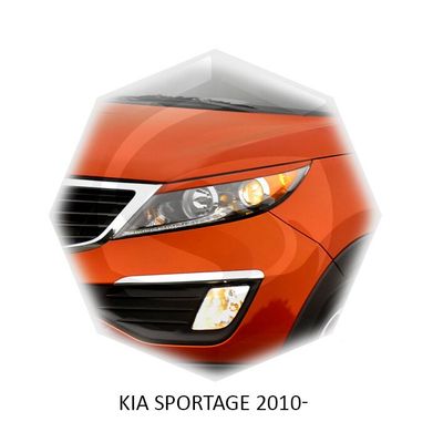 Реснички на фары Kia SPORTAGE 2010+ г.в. Киа спортейдж