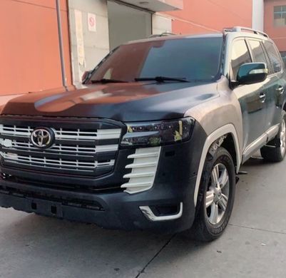 Комплект рестайлинга для Toyota LC200 Land Cruiser 2007-2020 г.в. стиль LC300 2021+, Серый грунт (под покраску), Внешний Тюнинг, Toyota, Комплект обвеса, Требуется, Полиэтилен, Land Cruiser, Новое, На штатные места, LAND CRUISER 100 (UZJ100) 1998-2007