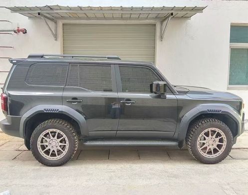 Расширители арок для Toyota Prado LC250 2024+ г.в. Тойота Прадо 250, Черный, Toyota, Расширители арок, Не требуется, ABS-пластик, Prado, Новое, На штатные места