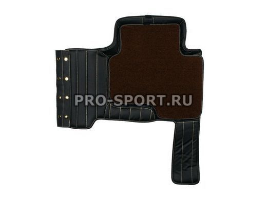 Коврики 3D VIP класса на липучках Land Rover Discovery4 (5 Seats) 2010+ г.в.