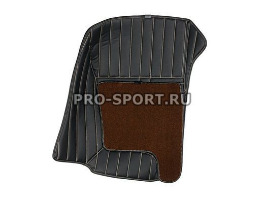 Коврики 3D VIP класса на липучках Land Rover Discovery4 (5 Seats) 2010+ г.в.