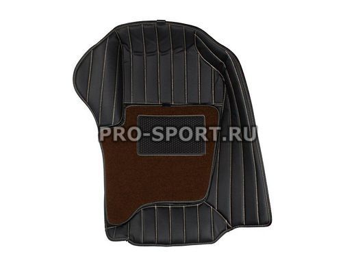 Коврики 3D VIP класса на липучках Land Rover Discovery4 (5 Seats) 2010+ г.в.