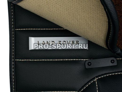 Коврики 3D VIP класса на липучках Land Rover Discovery4 (5 Seats) 2010+ г.в.