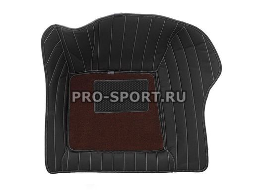 Коврики 3D VIP класса на липучках Audi A8L `11+ г.в.