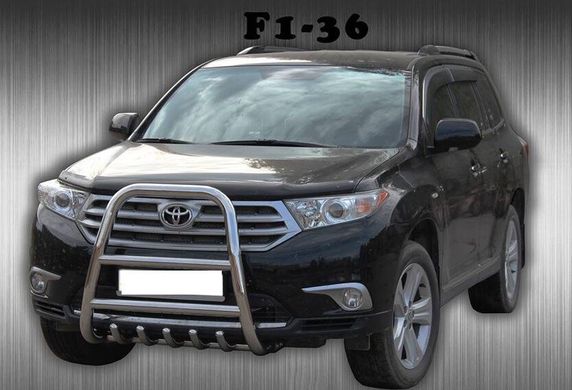 Защита переднего бампера кенгурятник Toyota Highlander 2010-2013 г.в.