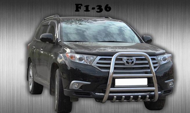 Защита переднего бампера кенгурятник Toyota Highlander 2010-2013 г.в.