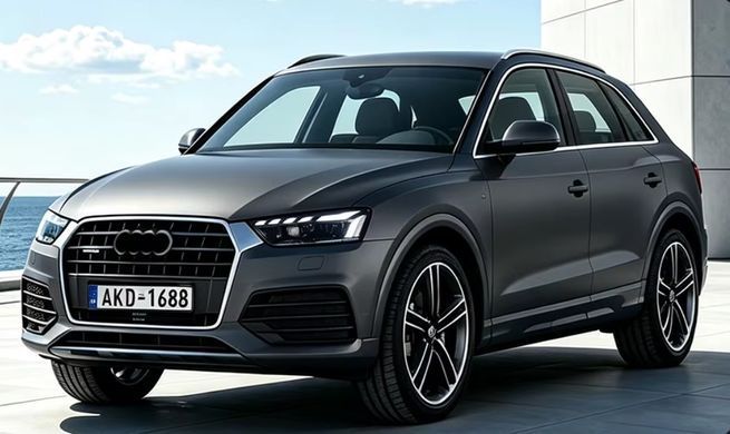Передние тюнинг лед фары Audi Q3 2016-2018 г.в. Ауди ку3, Audi, Q3
