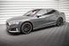 Накладка під бокові пороги леза для Audi A8 D5 2018 р.в., Черный