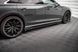 Накладка під бокові пороги леза для Audi A8 D5 2018 р.в., Черный