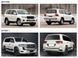 Комплект рестайлинга для Toyota LC200 Land Cruiser 2007-2020 г.в. стиль LC300 2021+, Серый грунт (под покраску), Внешний Тюнинг, Toyota, Комплект обвеса, Требуется, Полиэтилен, Land Cruiser, Новое, На штатные места, LAND CRUISER 100 (UZJ100) 1998-2007
